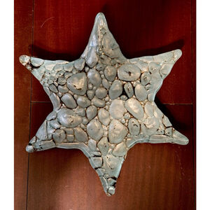 Star Shaped Glass Plate Decorative Nautical Beach Theme